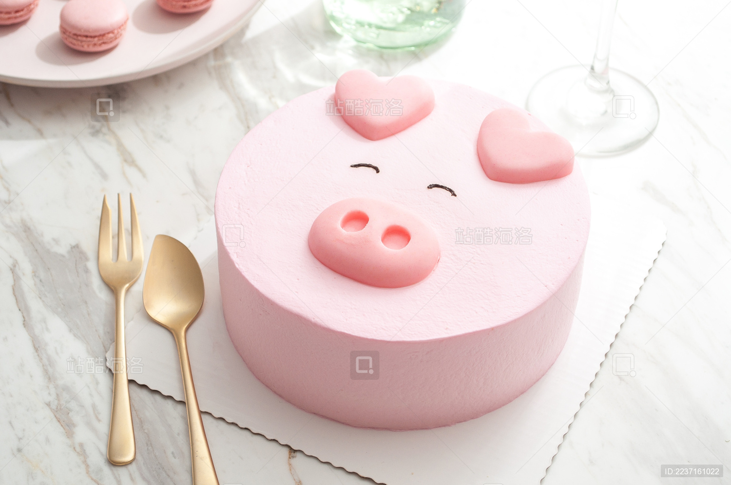 小猪佩奇的蛋糕,小猪佩奇吃蛋糕,8寸小猪佩奇蛋糕(第8页)_大山谷图库