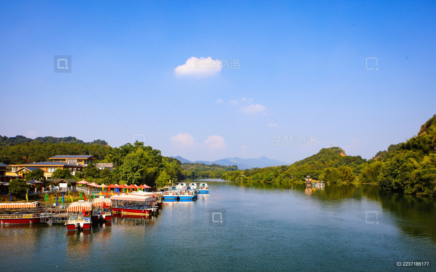 中国广东省韶关仁化县锦江自然风光