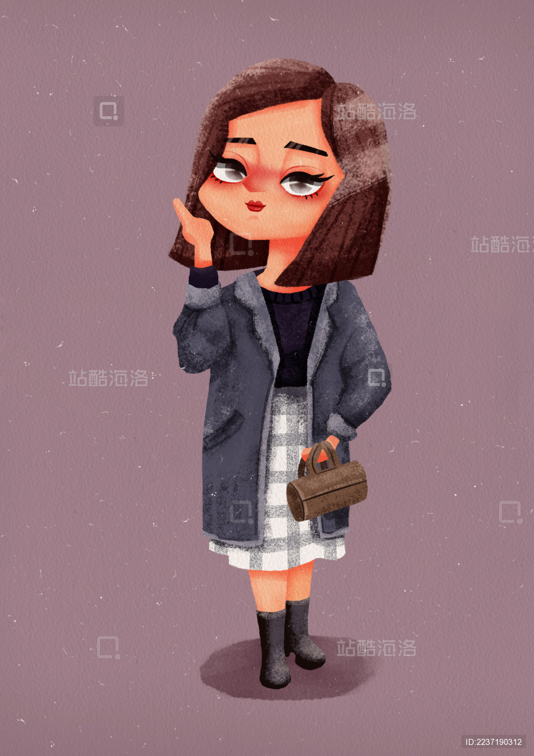 Q萌可爱人物插画