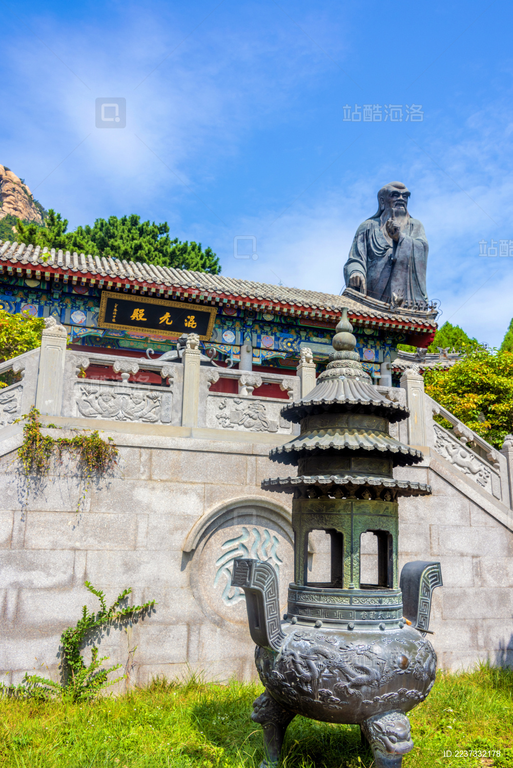 中国山东省青岛市崂山太清宫混元殿