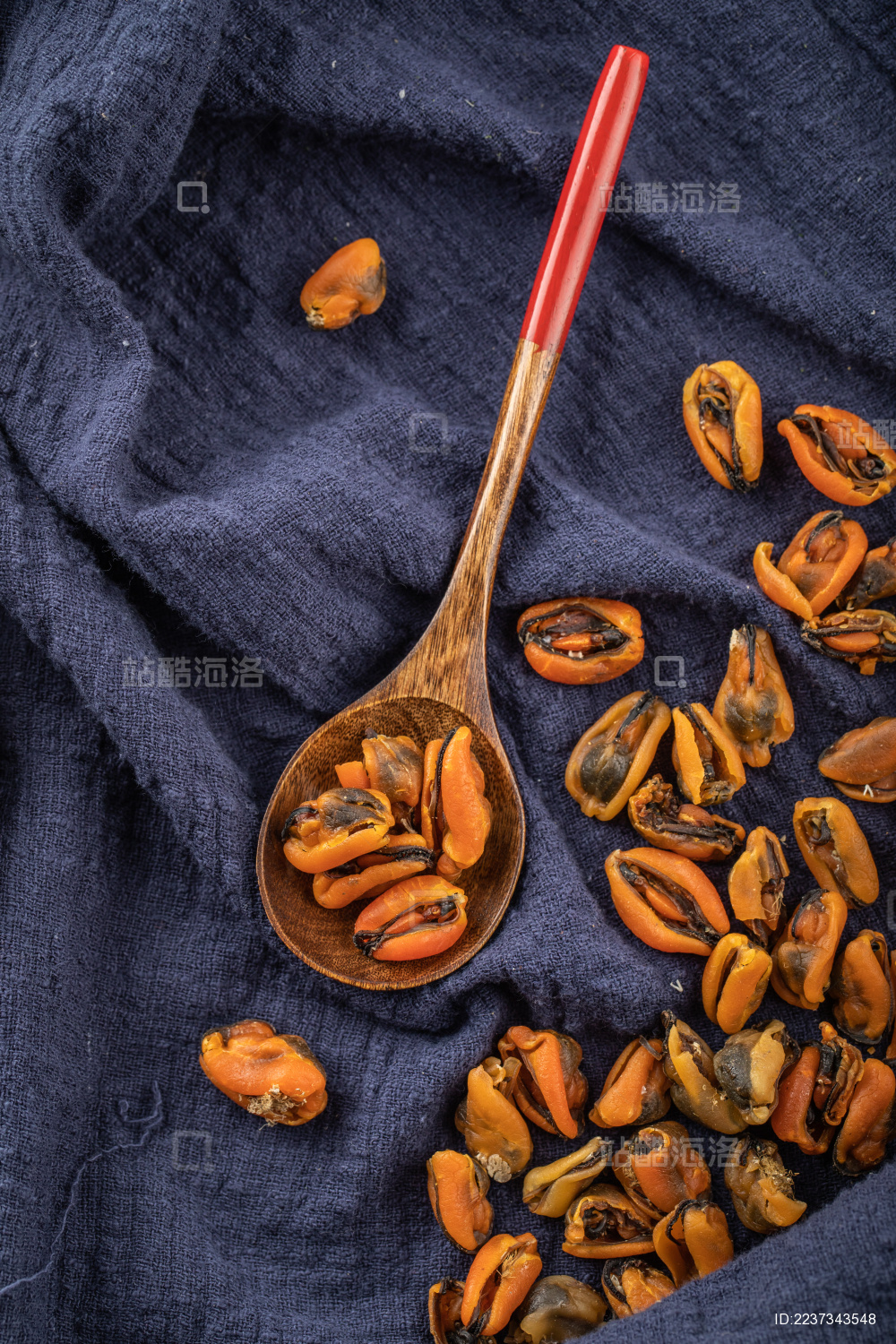 天然的海产品青口贝淡菜干