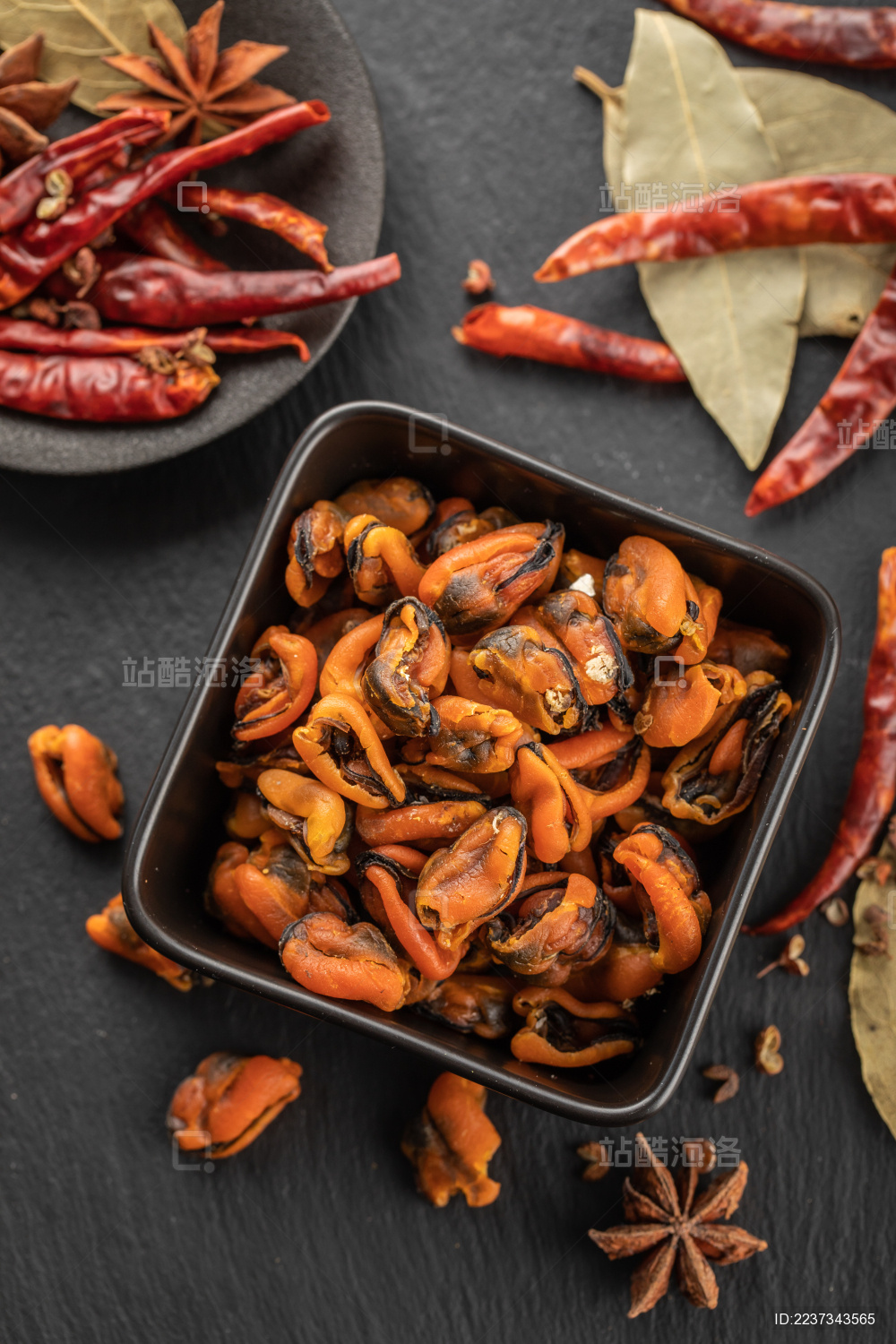 天然的海产品青口贝淡菜干