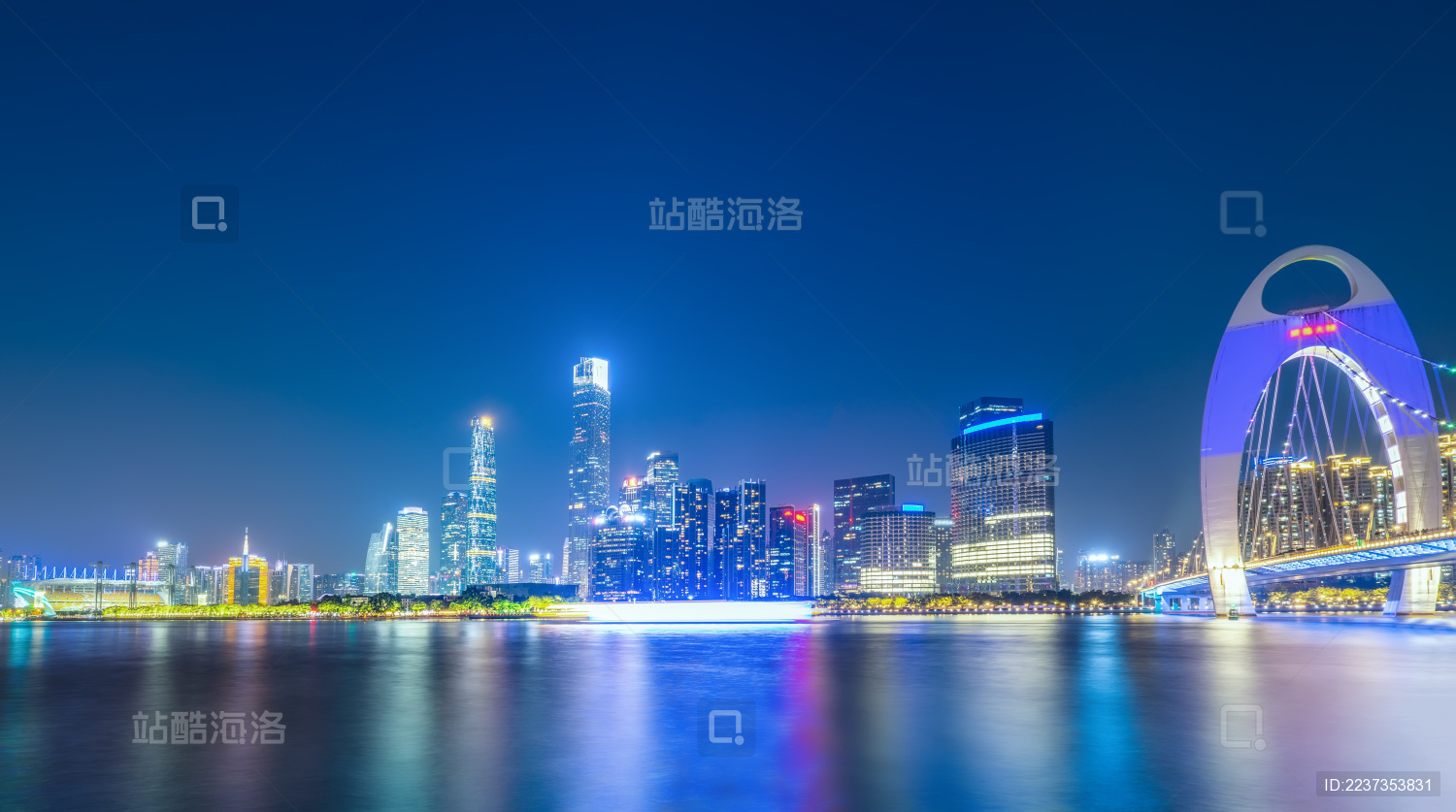 广州珠江新城夜景