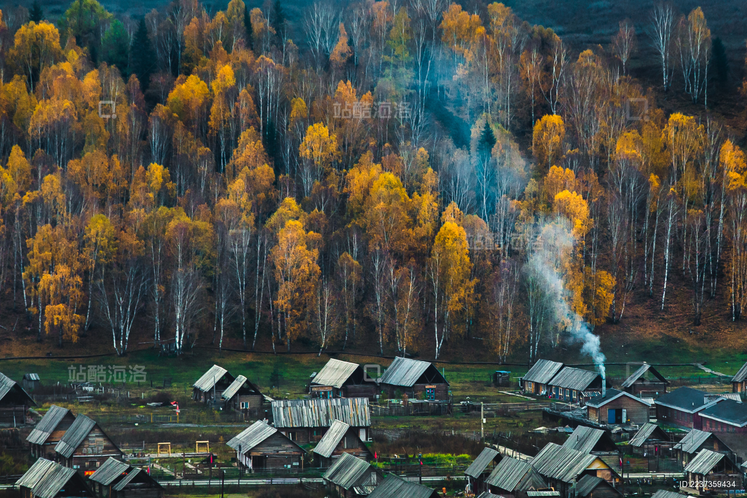 中国新疆布尔津县禾木村