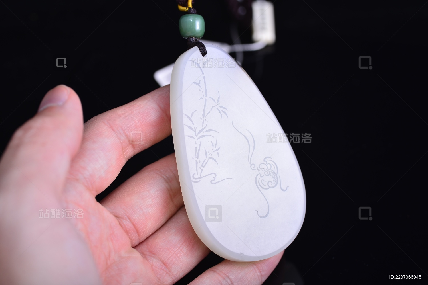 新疆和田玉 白玉挂件手把件