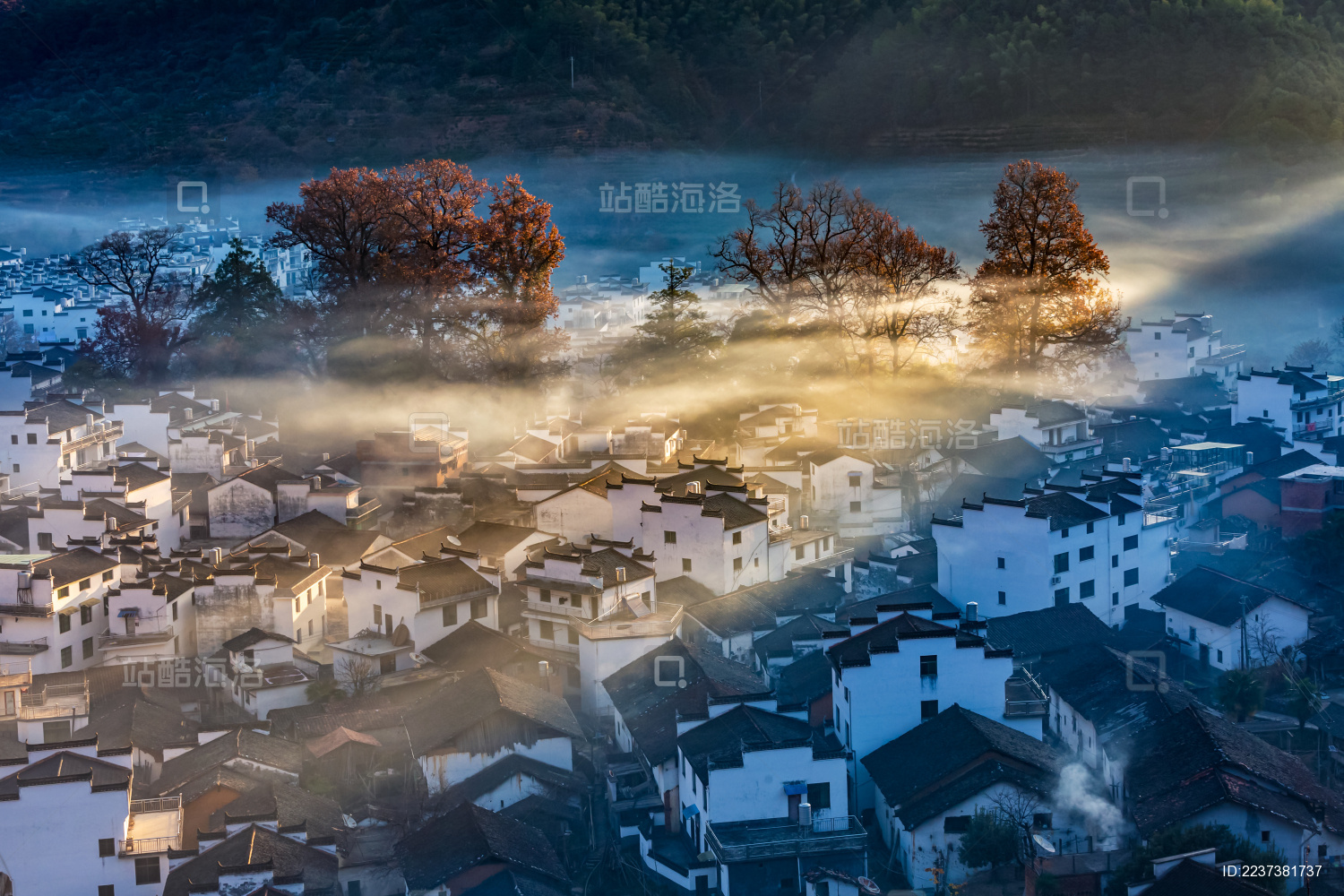 中国江西省婺源县石城村风光