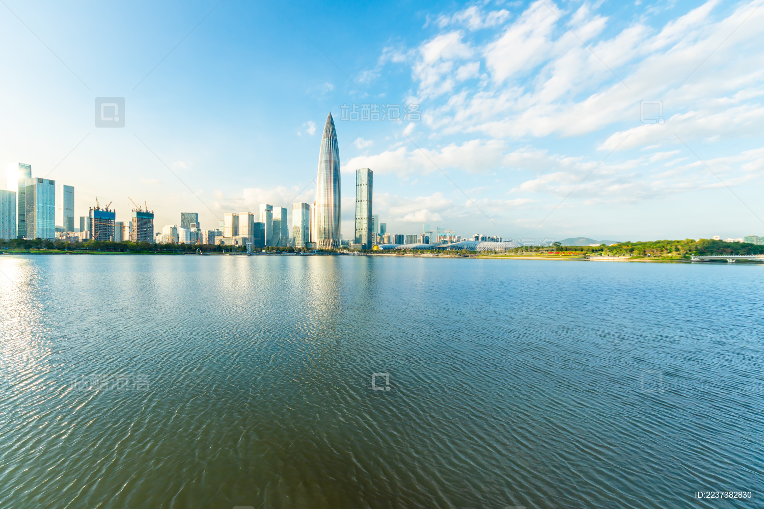 中国广东深圳湾人才公园风光