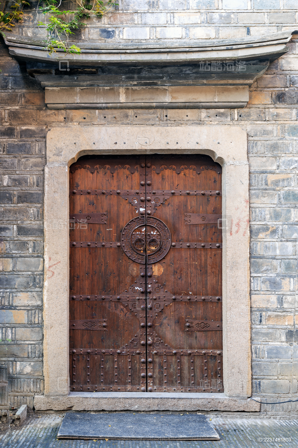 徽派建筑门头 中国江苏省南京老门东