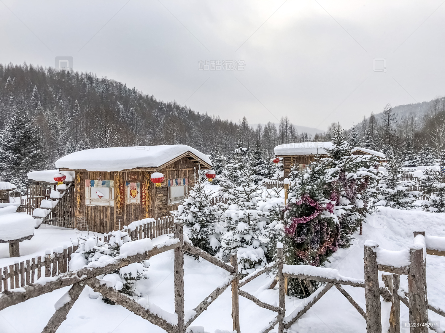 中国黑龙江哈尔滨亚布力滑雪旅游度假区雪乡风光
