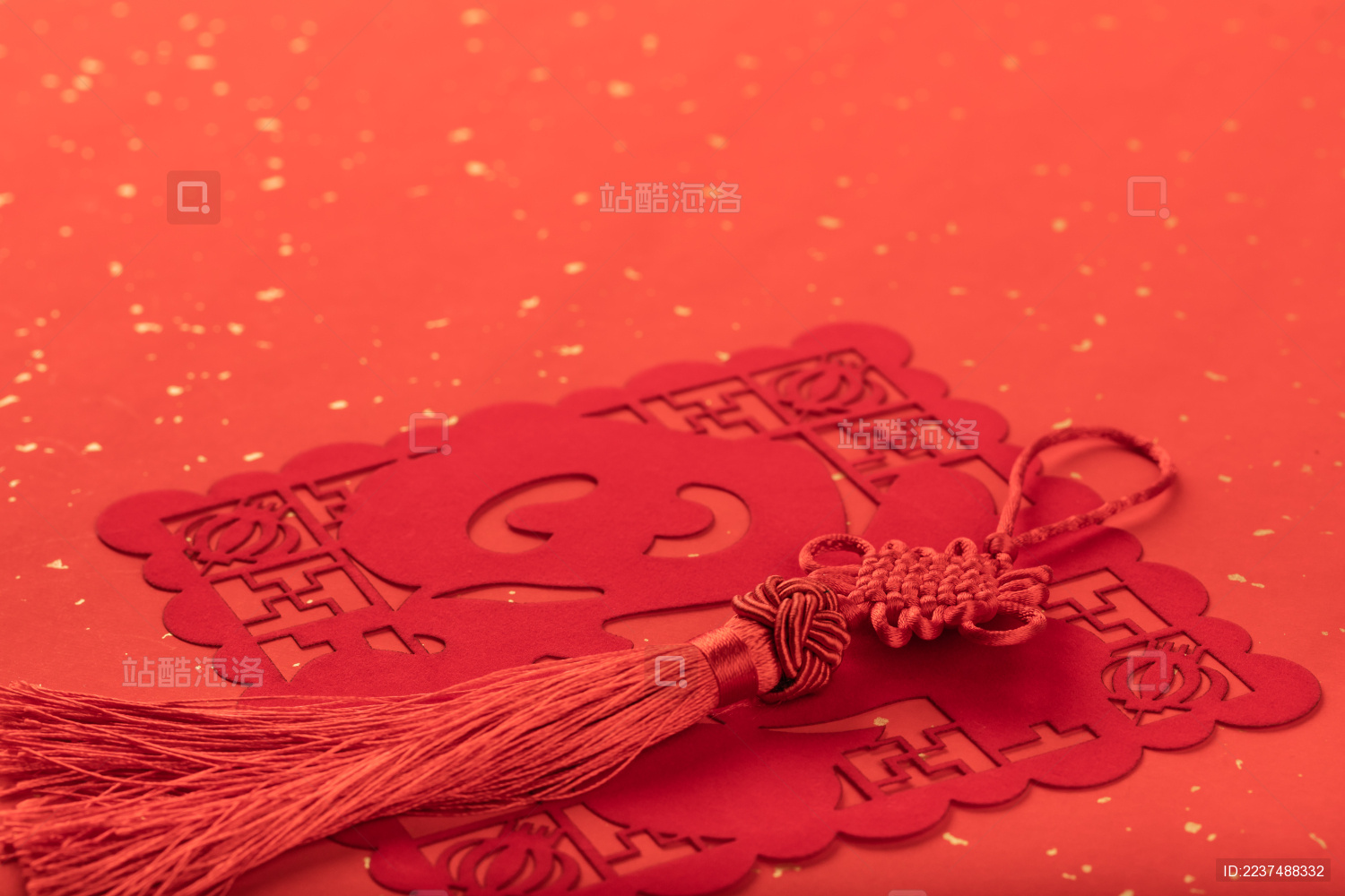 中国传统节日中国结福字新年装饰