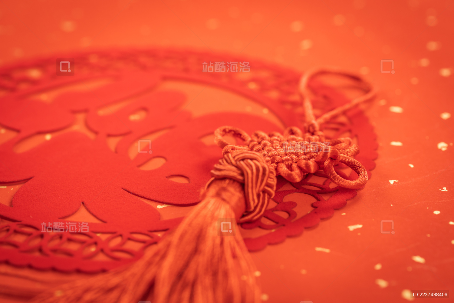 中国传统节日春节福字装饰