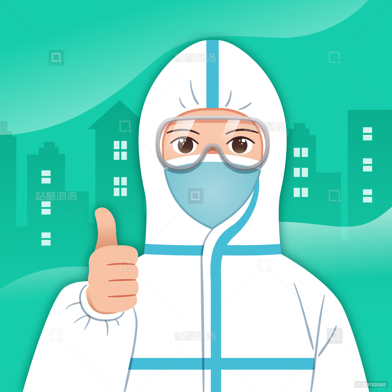 医生竖起大拇指
