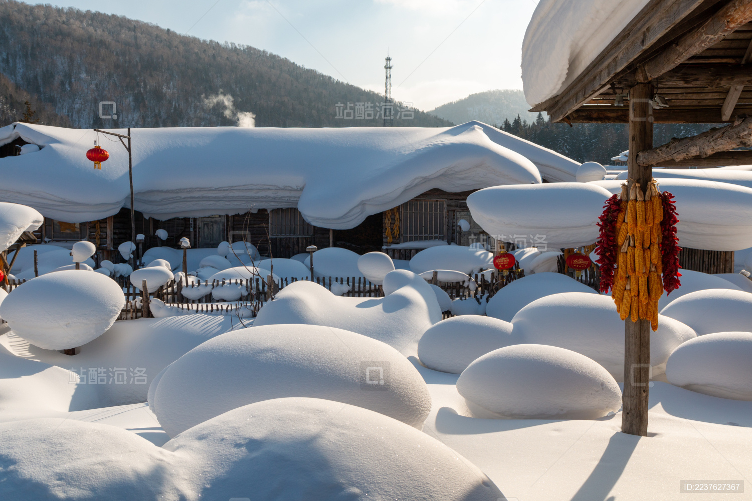 中国黑龙江省海林市雪乡风景区