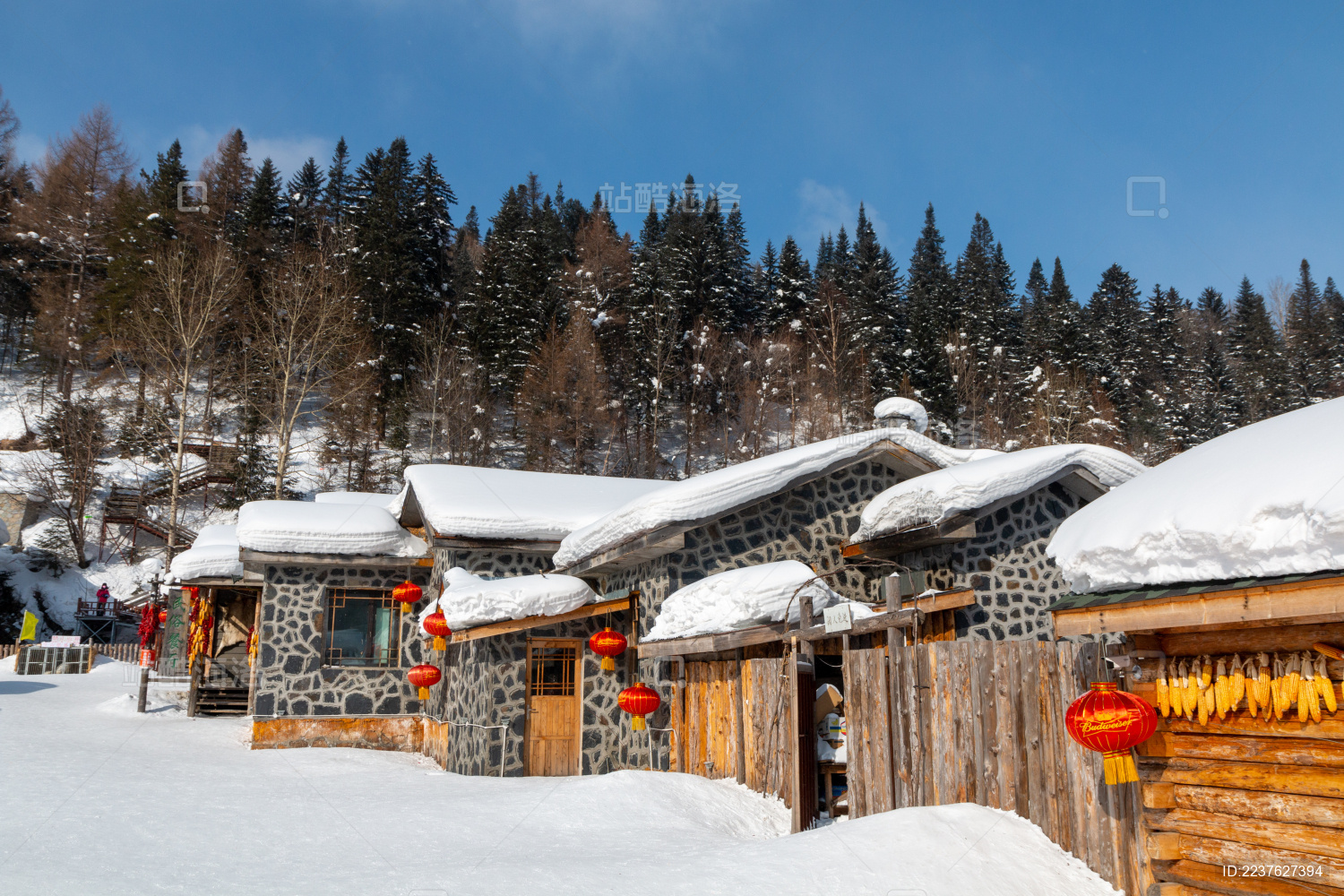 中国黑龙江省海林市雪乡风景区