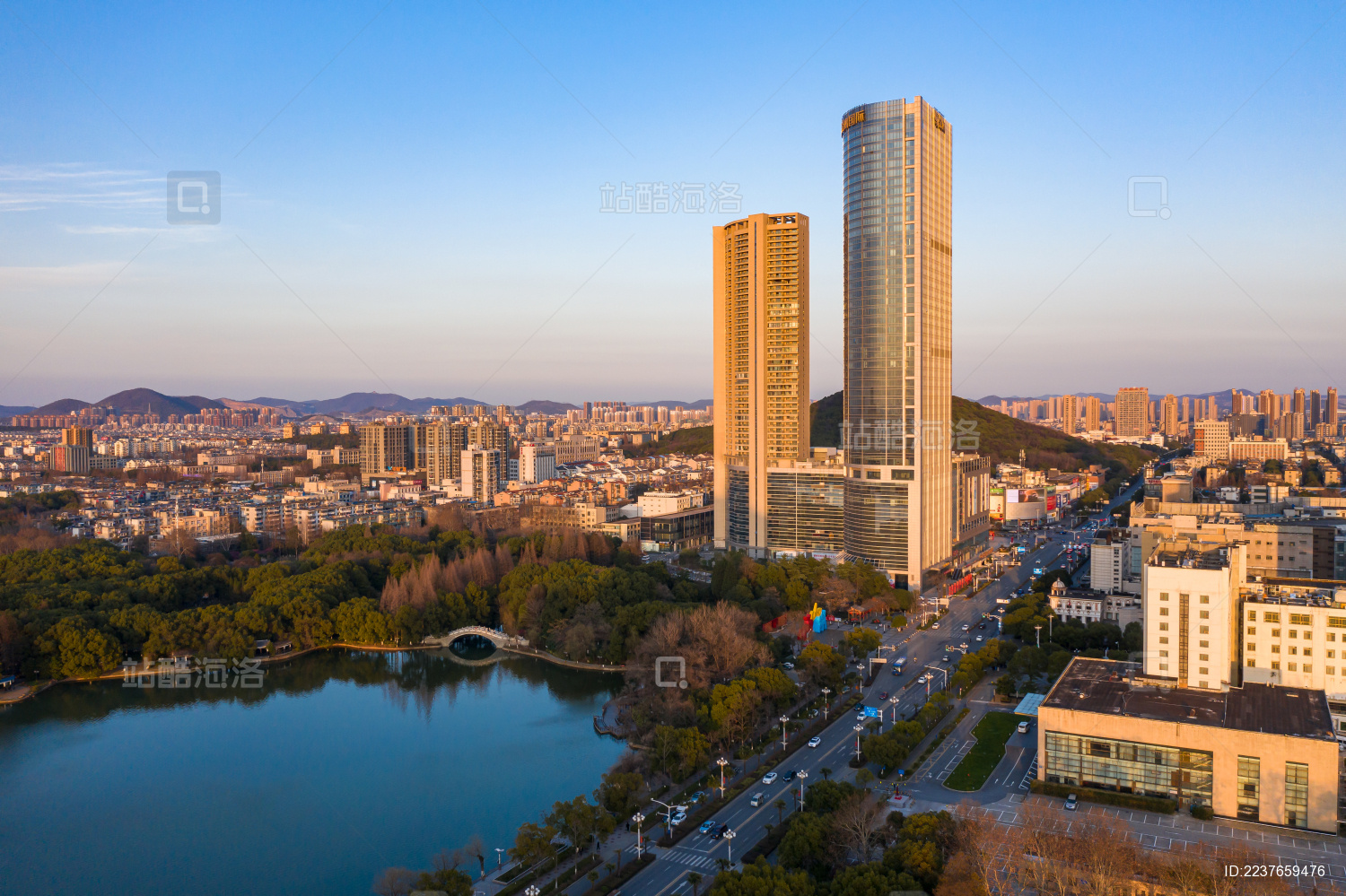 安徽省马鞍山市城市风光