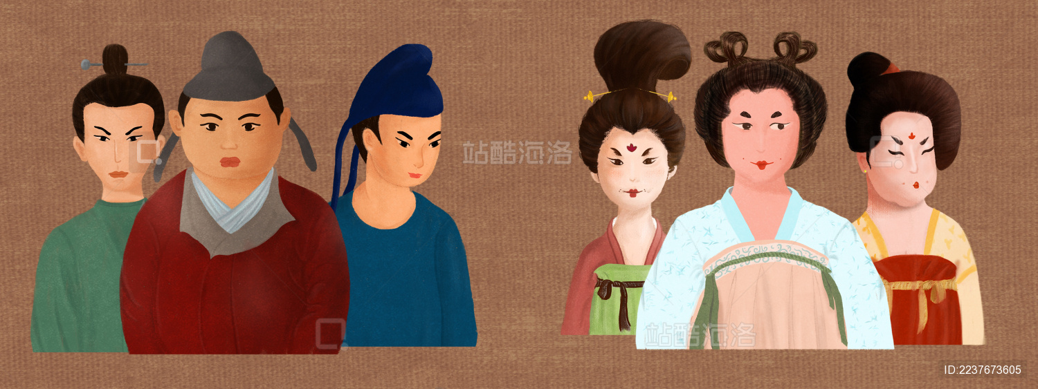 唐朝男子和女子