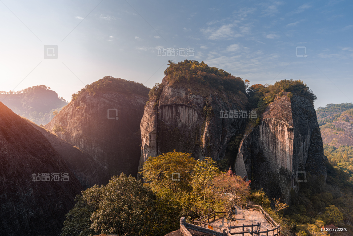 福建省武夷山天游峰风光