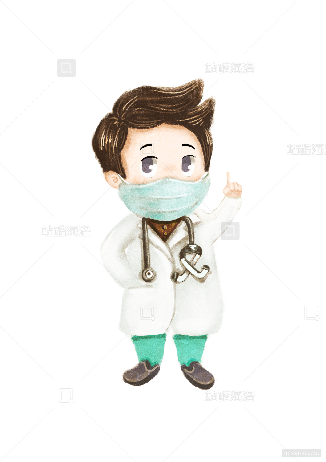 医生可爱q版卡通人物头像