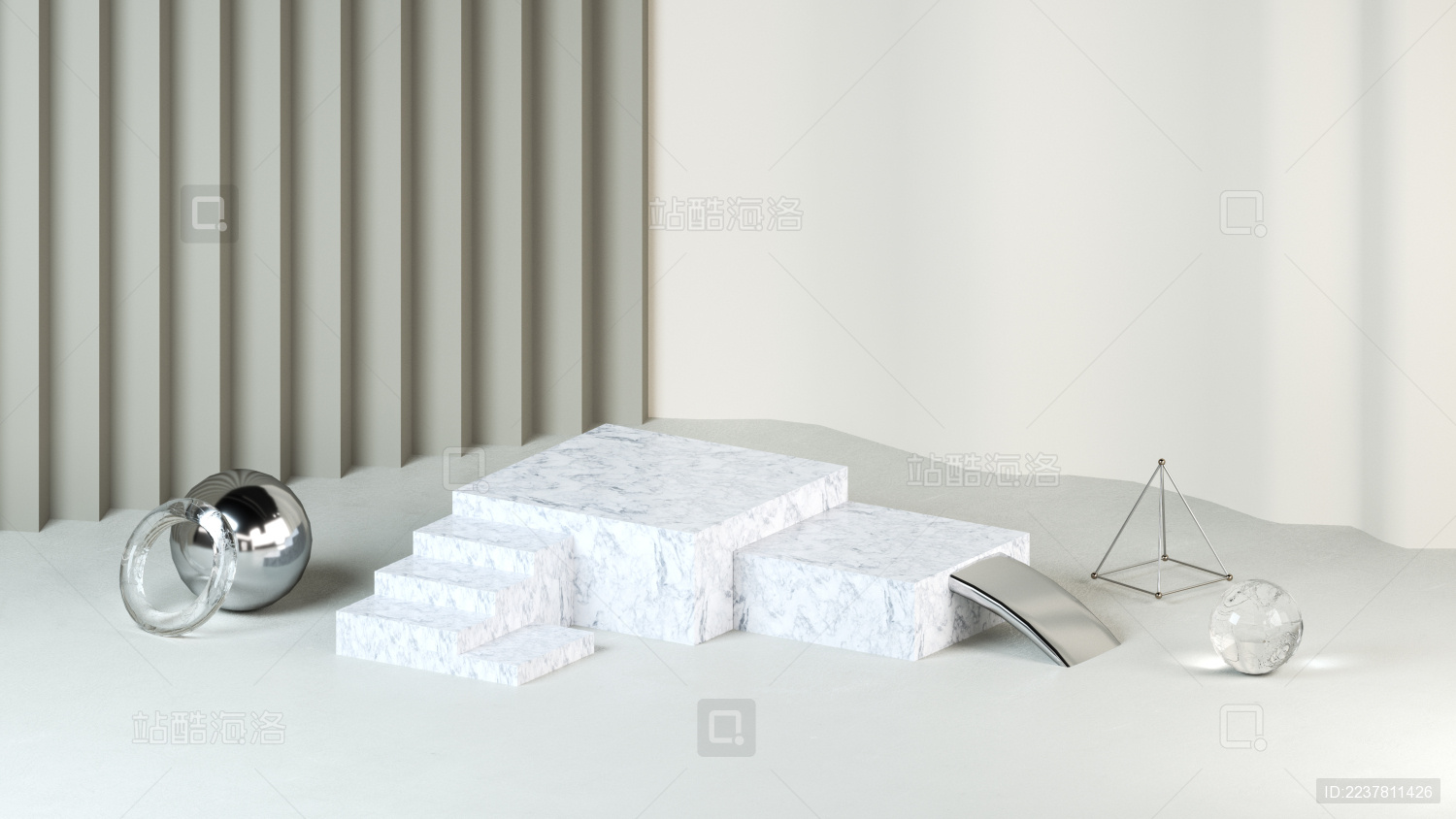 电商陈列展示场景背景