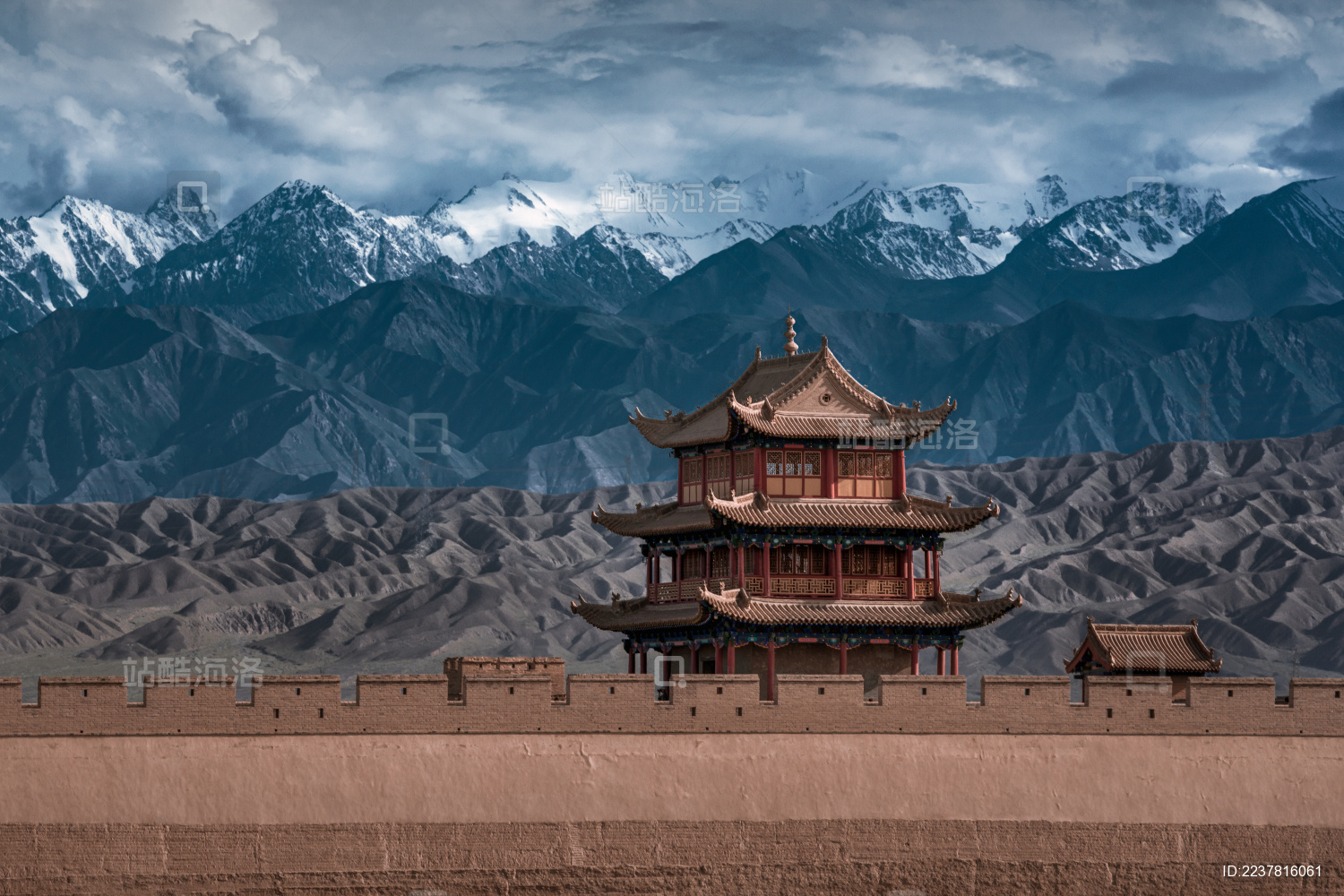 甘肃嘉峪关长城城楼