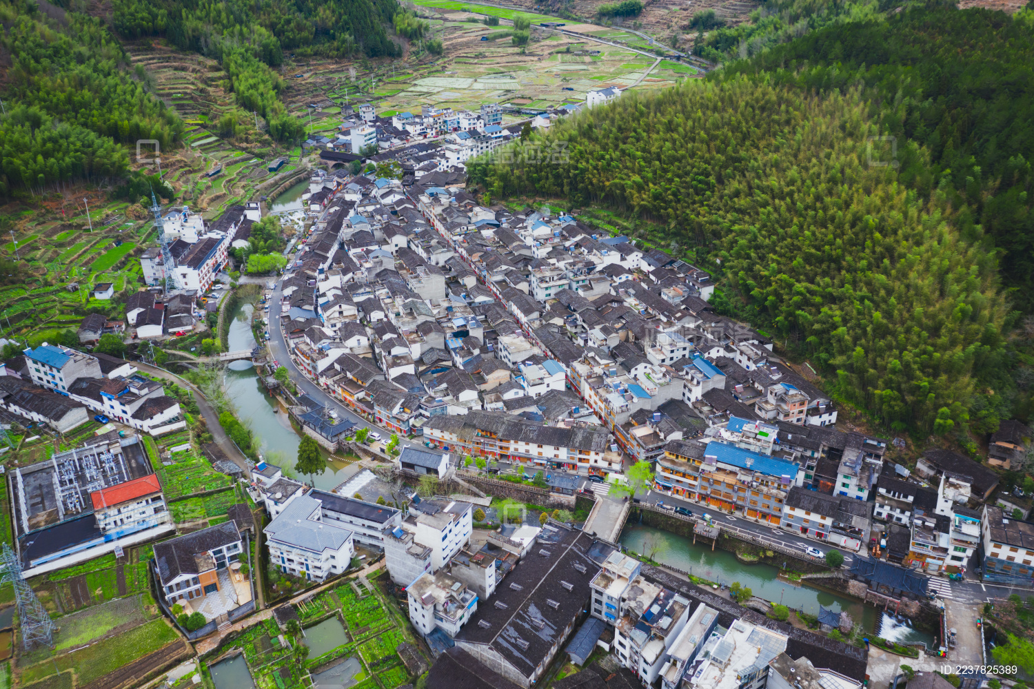 浙江丽水庆元县举水乡月山村_站酷海洛_正版图片_视频_字体_音乐素材