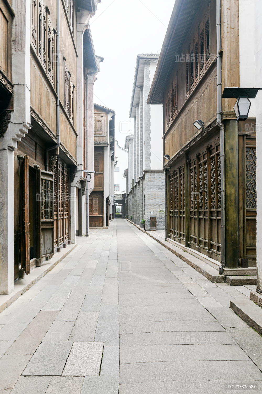 中国浙江嘉兴桐乡乌镇古镇老街老建筑