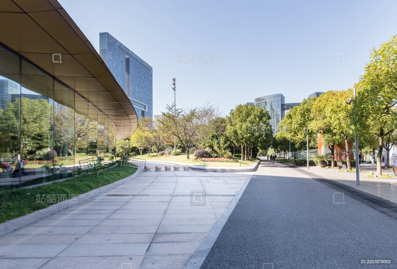 杭州钱江新城城市风光