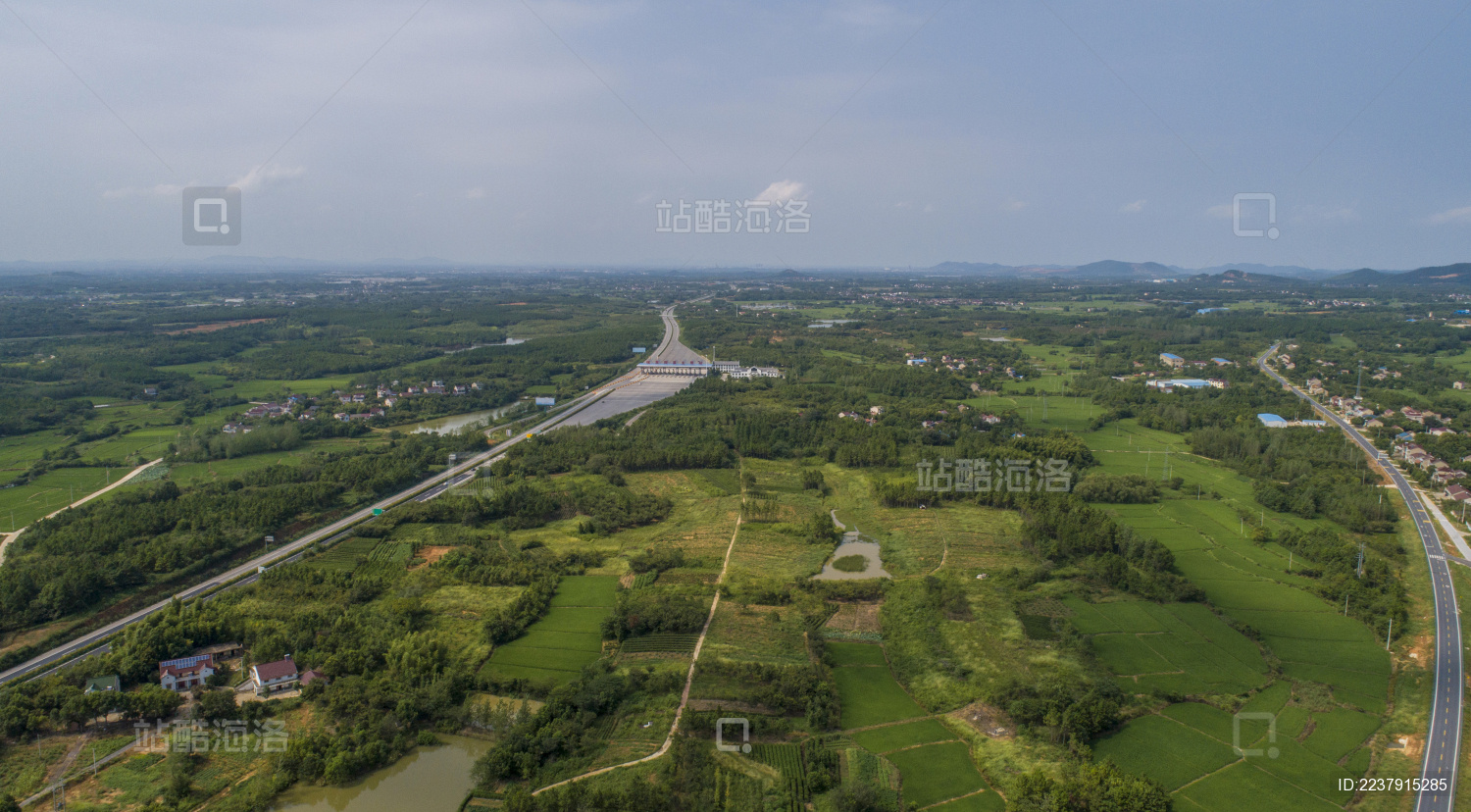 中国安徽宣城郎溪县凌笪乡田园风光