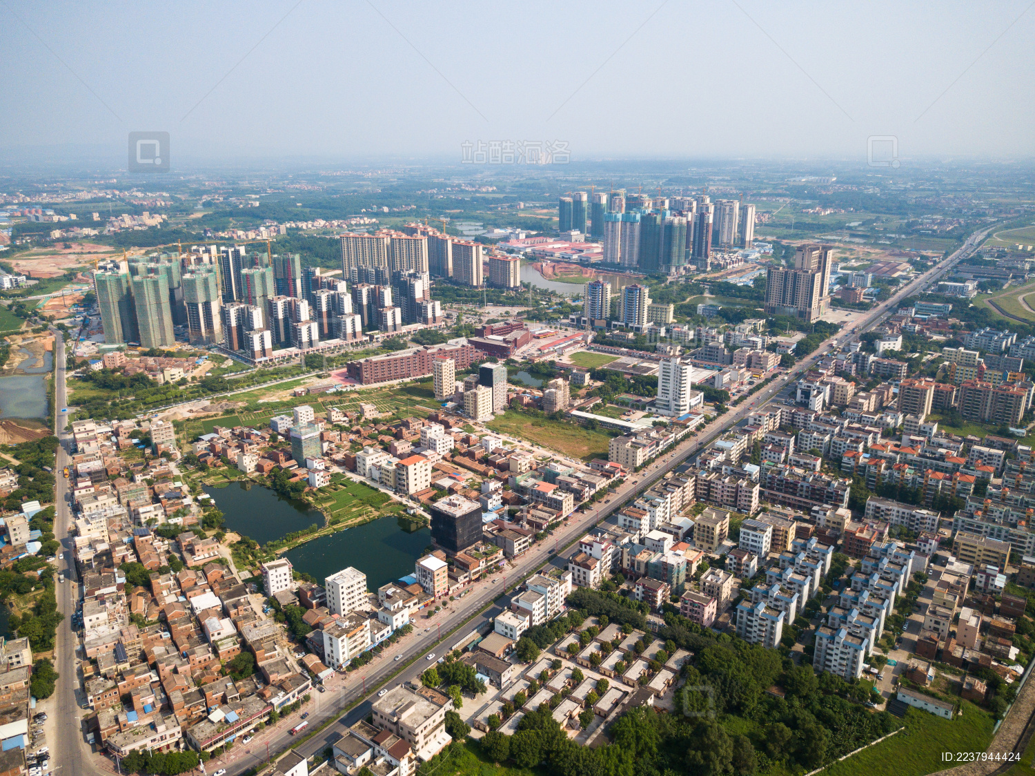广东三水大塘镇航拍_站酷海洛_正版图片_视频_字体_音乐素材交易平台
