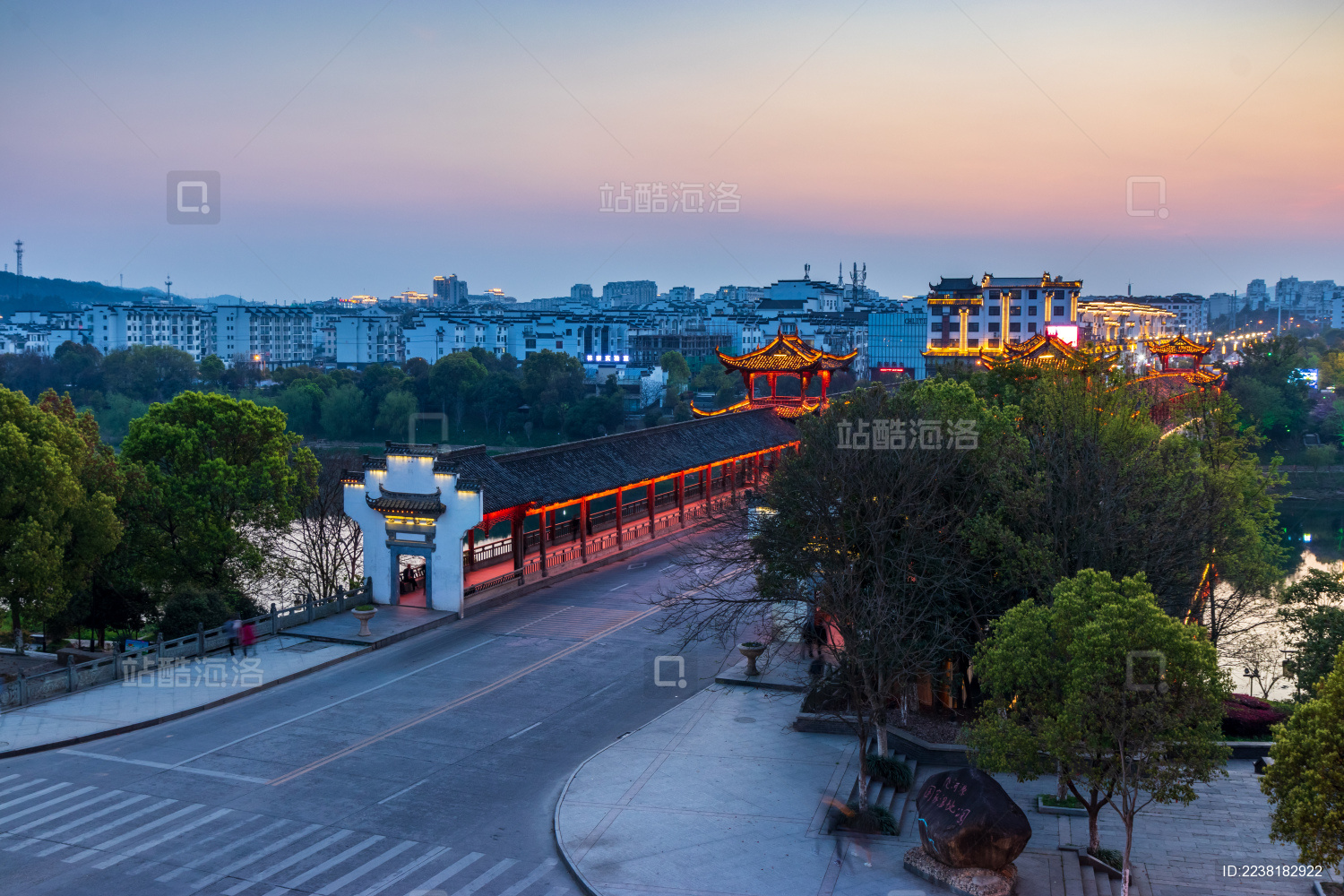 中国江西省婺源县景观桥