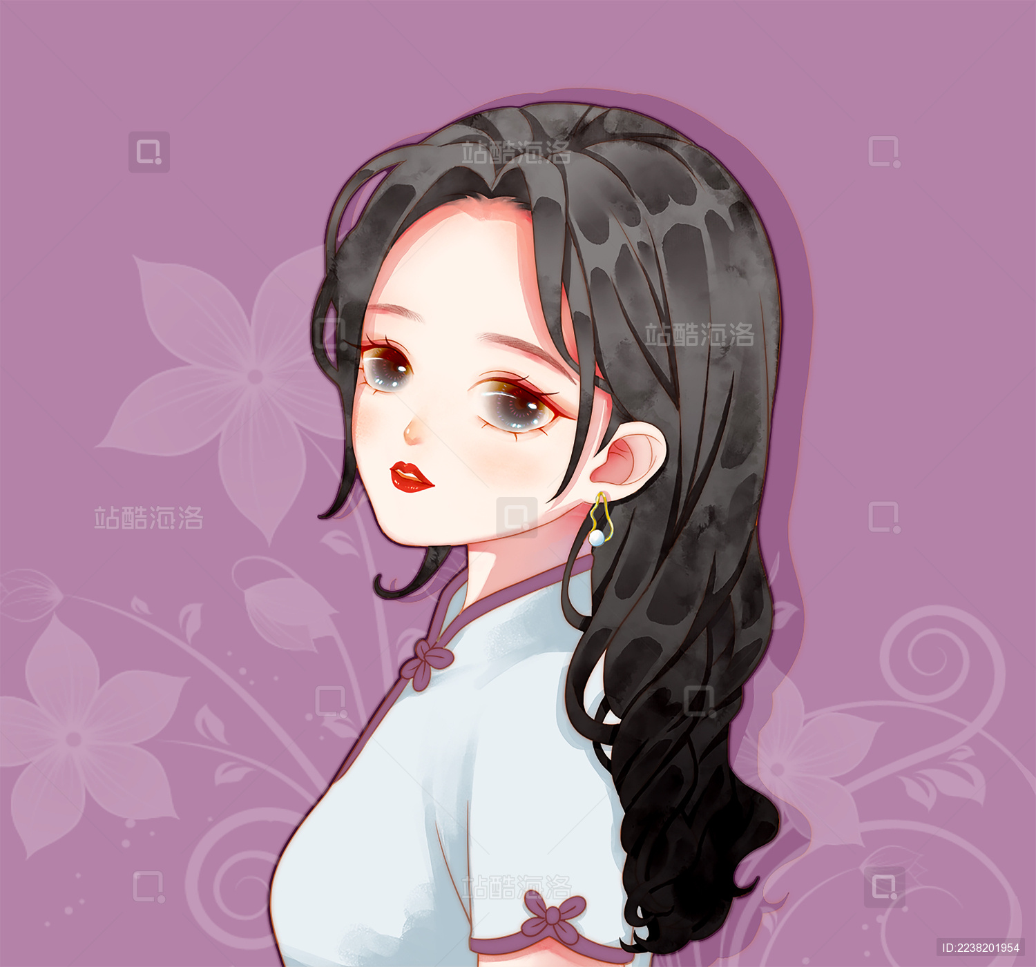 温柔复古的旗袍女子