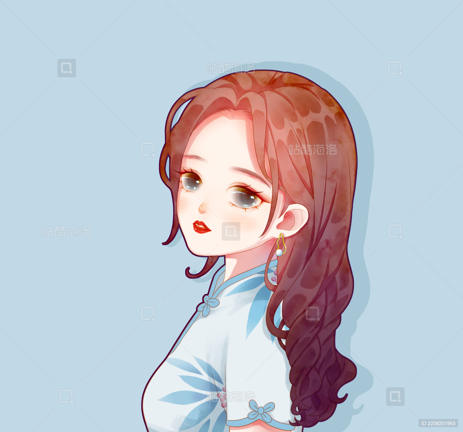 温柔复古的旗袍女子