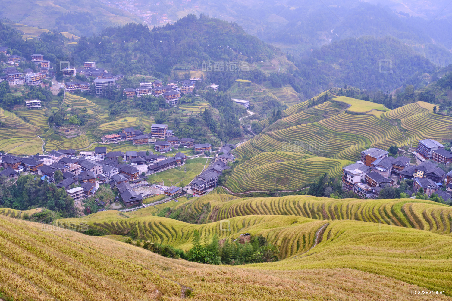 中国桂林龙胜龙脊梯田