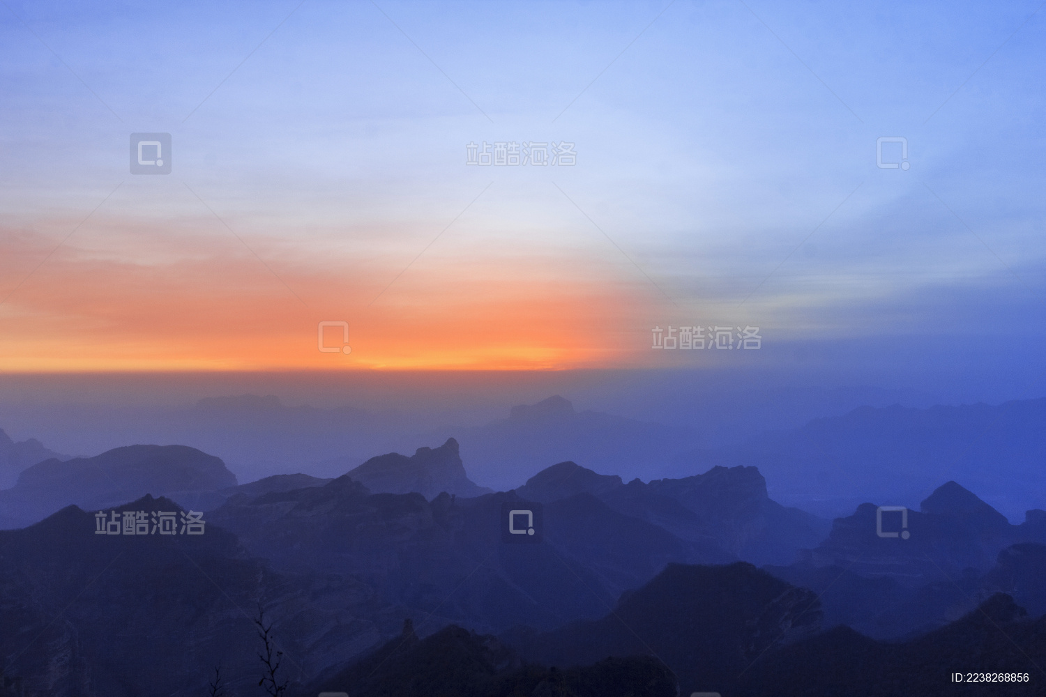 中国山西武乡板山风光