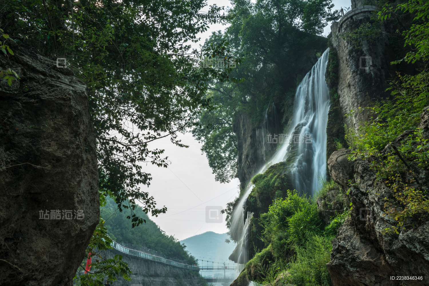 中国山西省娘子关自然景观