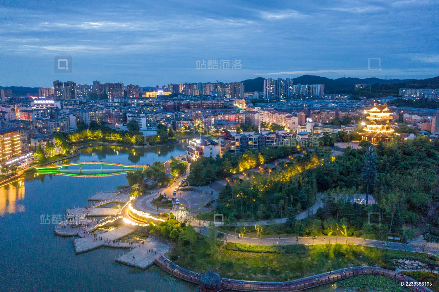 四川省南充市西充县航拍