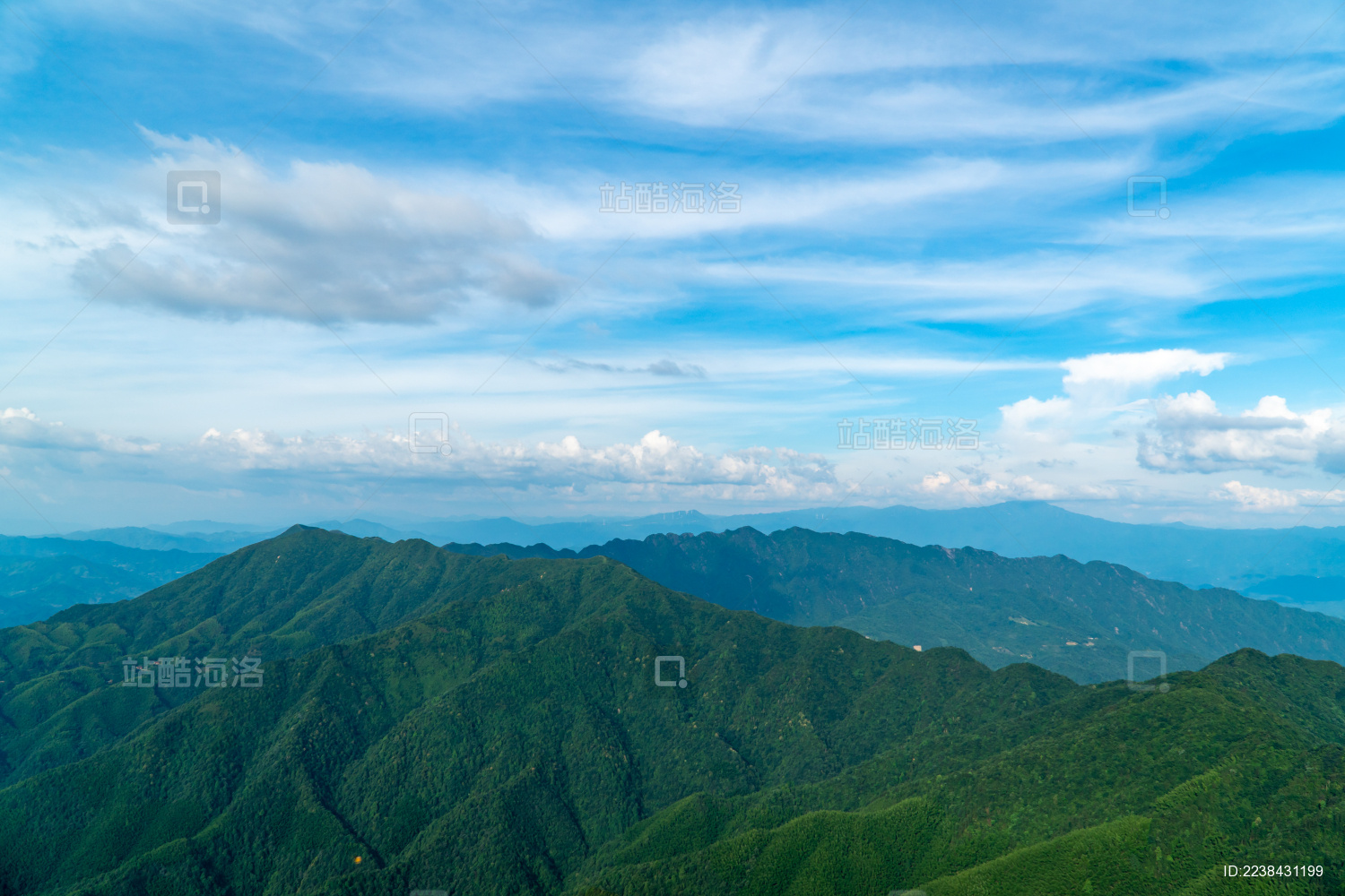 湖南郴州回龙山山景风光