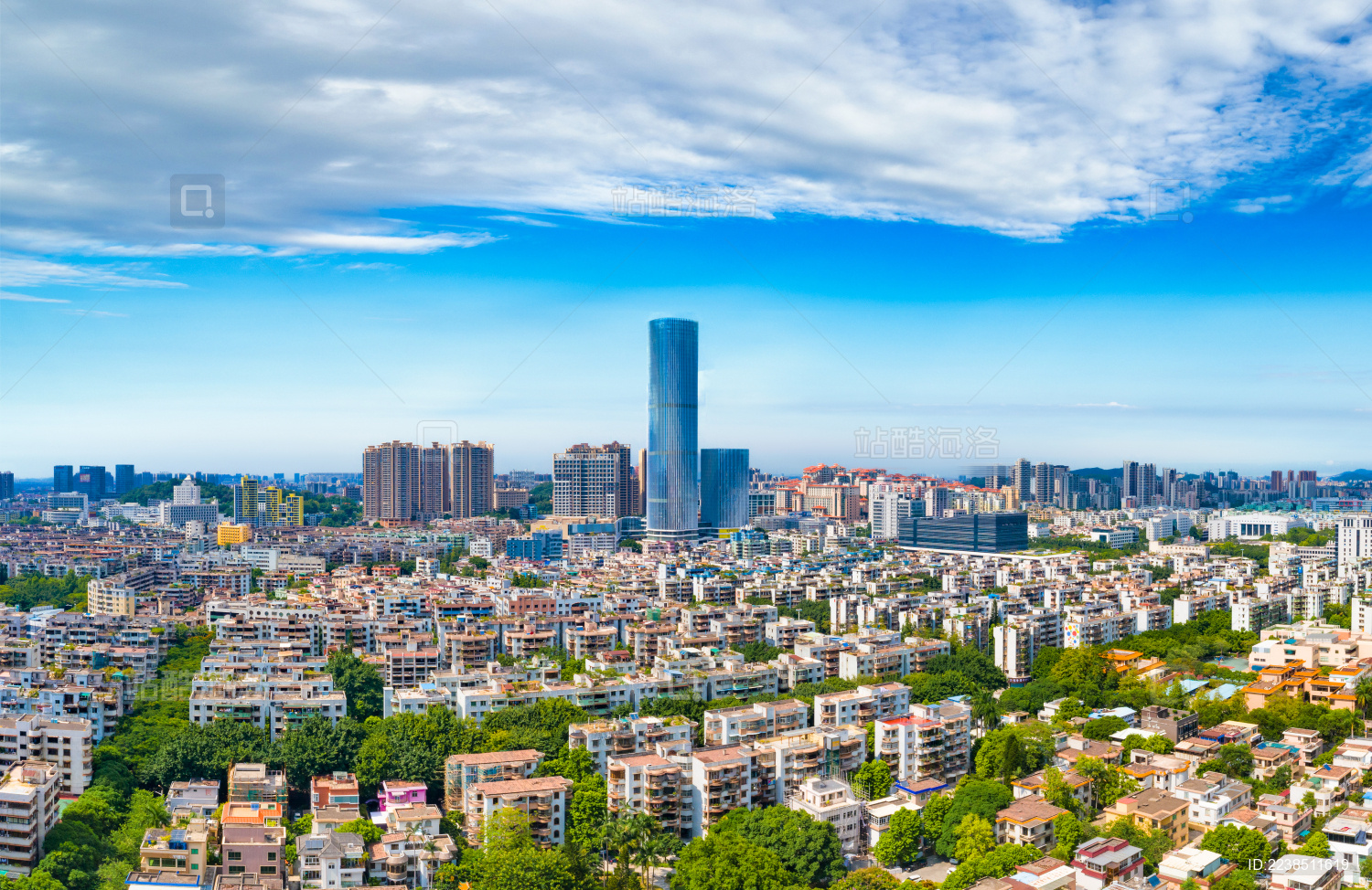 中国广东省中山市城市风光
