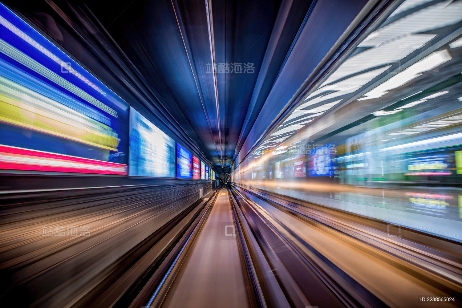 地铁飞驰第一视角