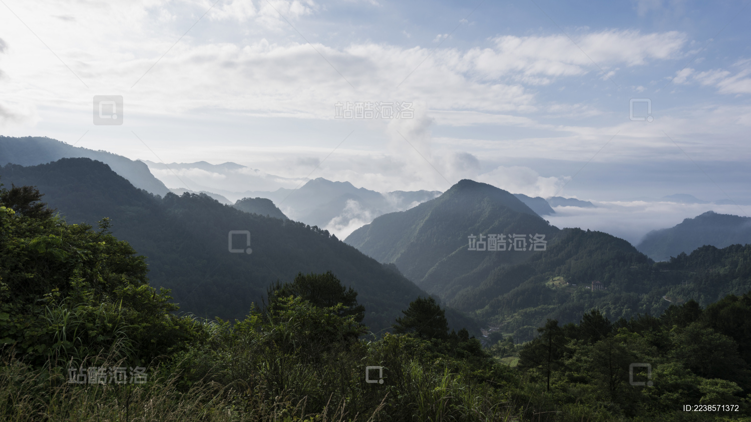 中国重庆綦江区黑山镇自然风光