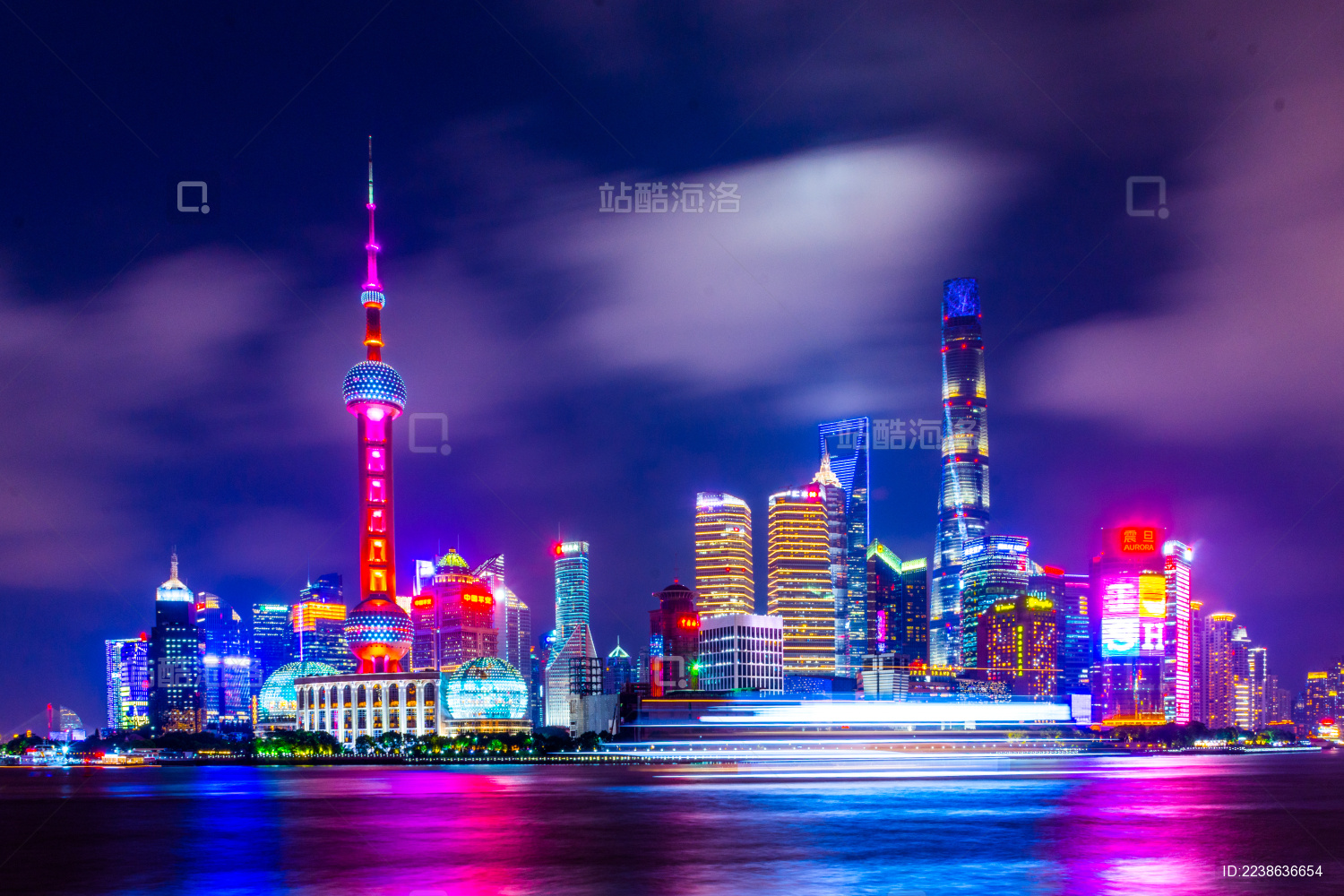 上海陆家嘴夜景