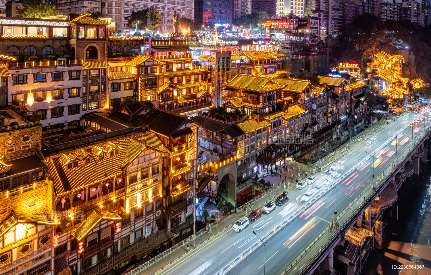 重庆洪崖洞夜景风光