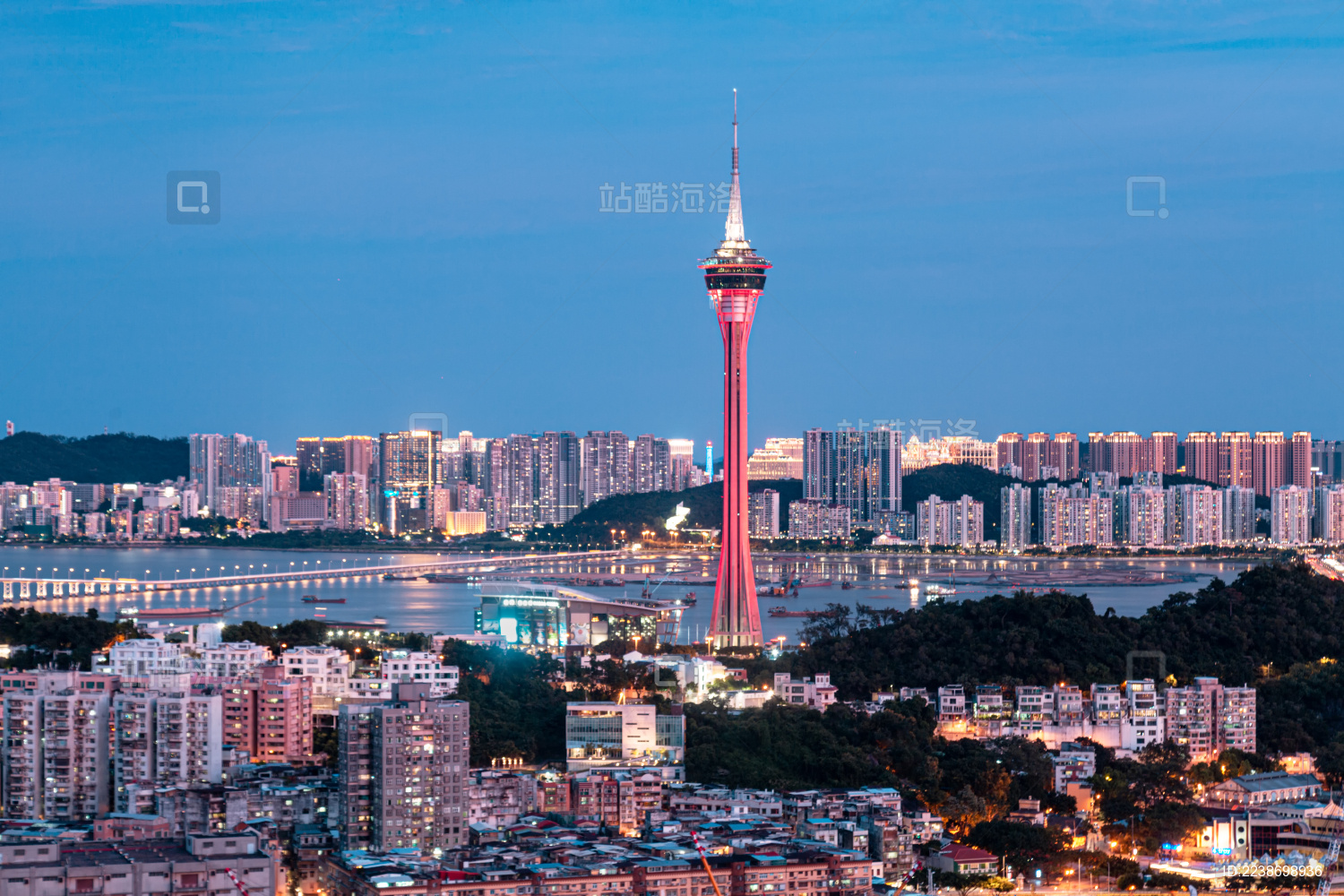 中国澳门特别行政区城市风光