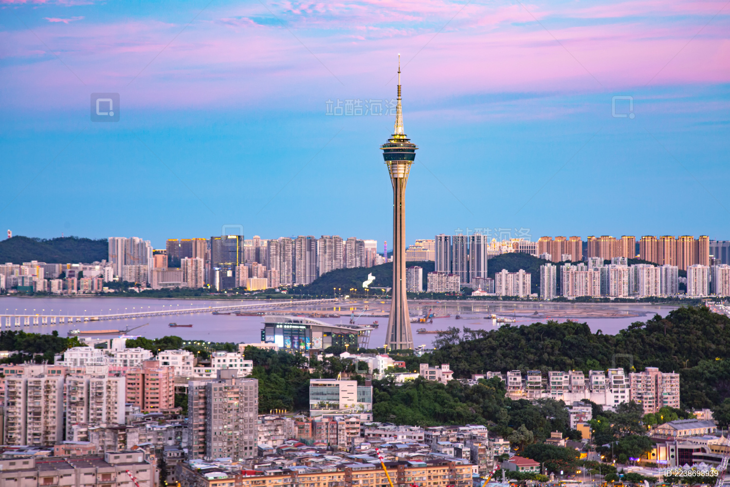 中国澳门特别行政区城市风光