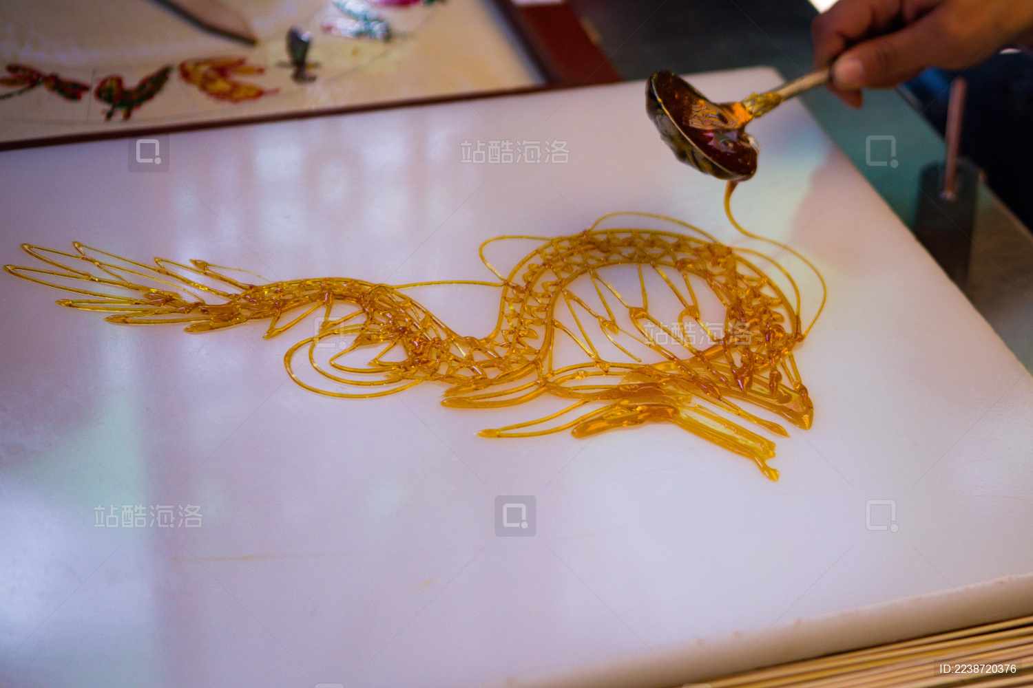 中国街头特色民俗小吃糖画