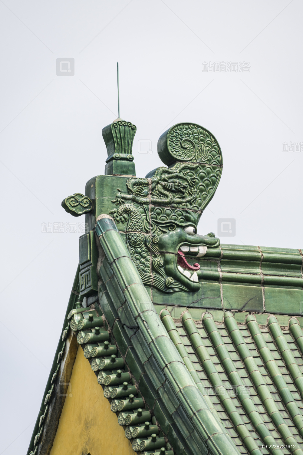 古建筑坡屋顶脊兽