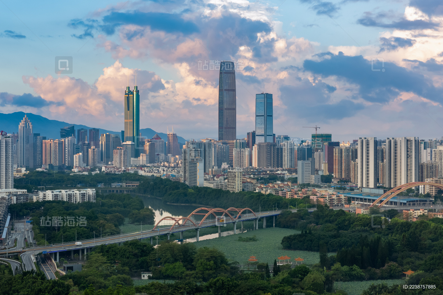 中国深圳市罗湖区绿色都市