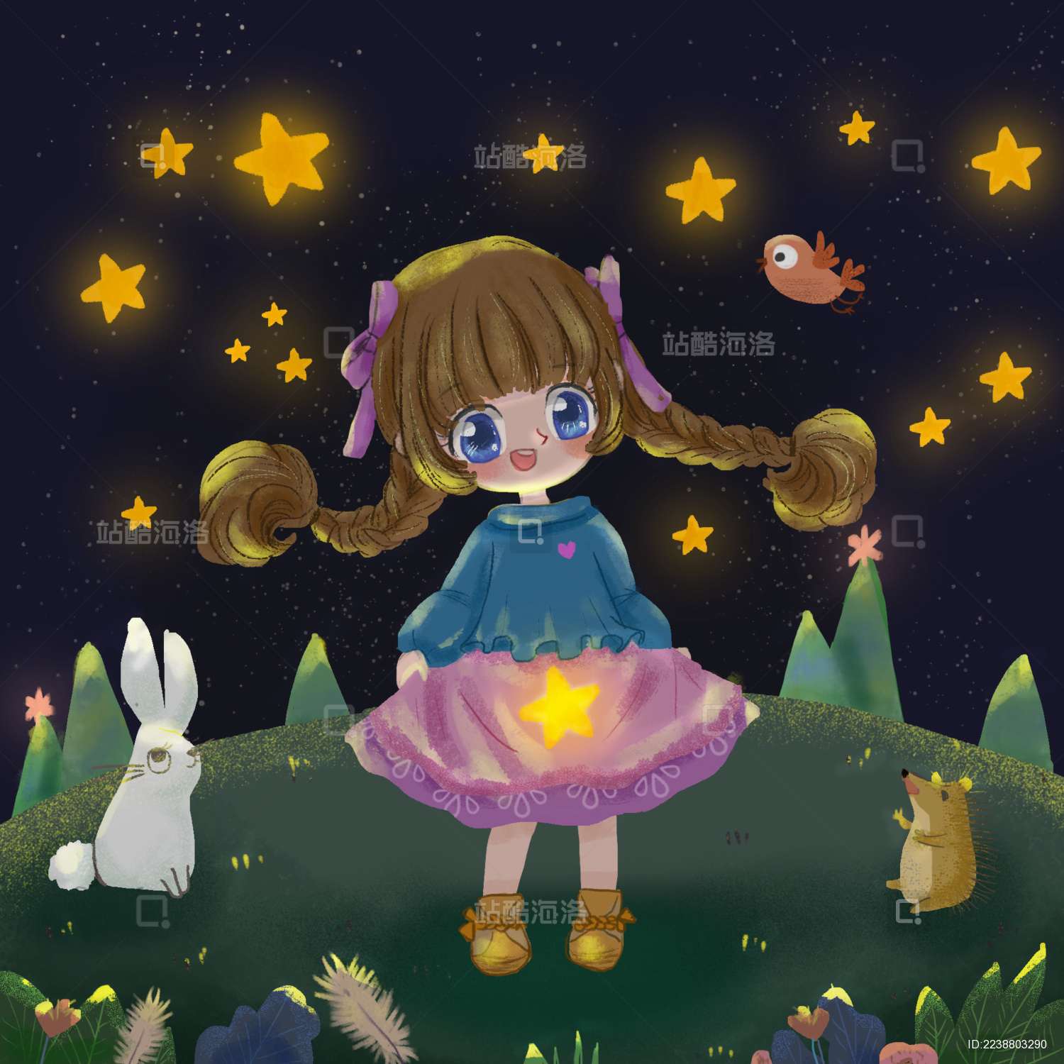 落入裙子的星星