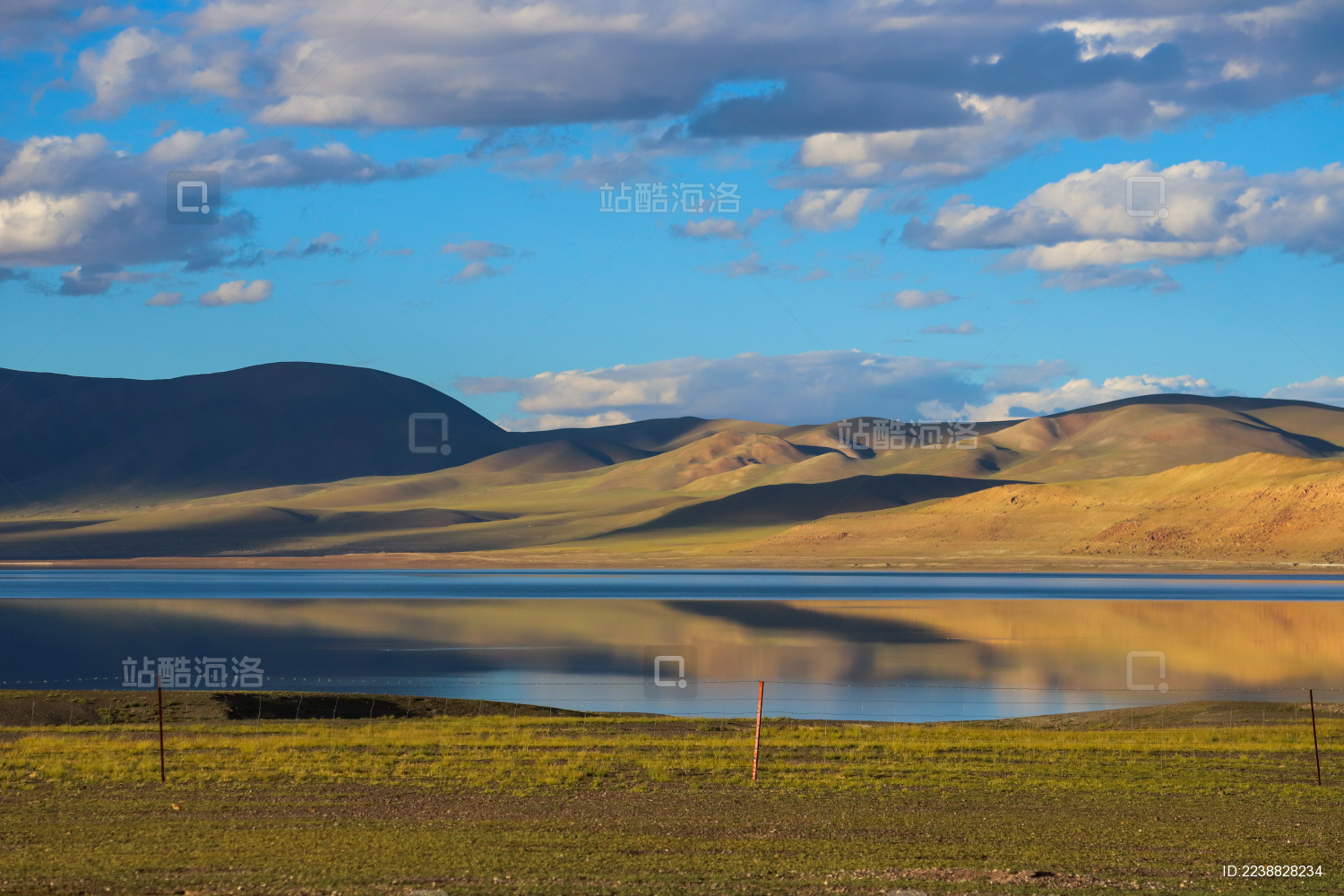 中国西藏自治区阿里革吉县亚热乡错呐错湖