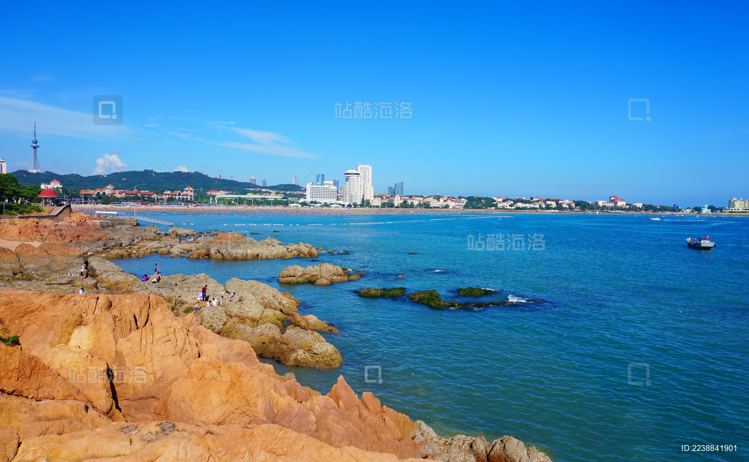 青岛海岸线八大关鲁迅公园